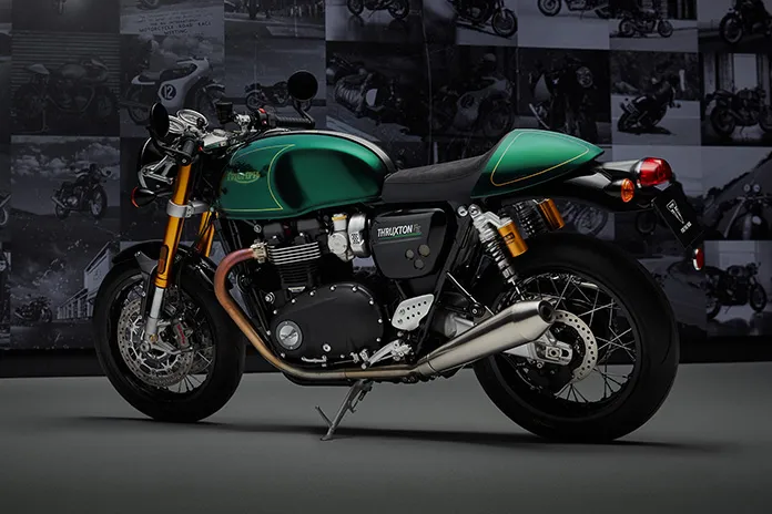 Foto oficial de la Triumph Thruxton Final Edition