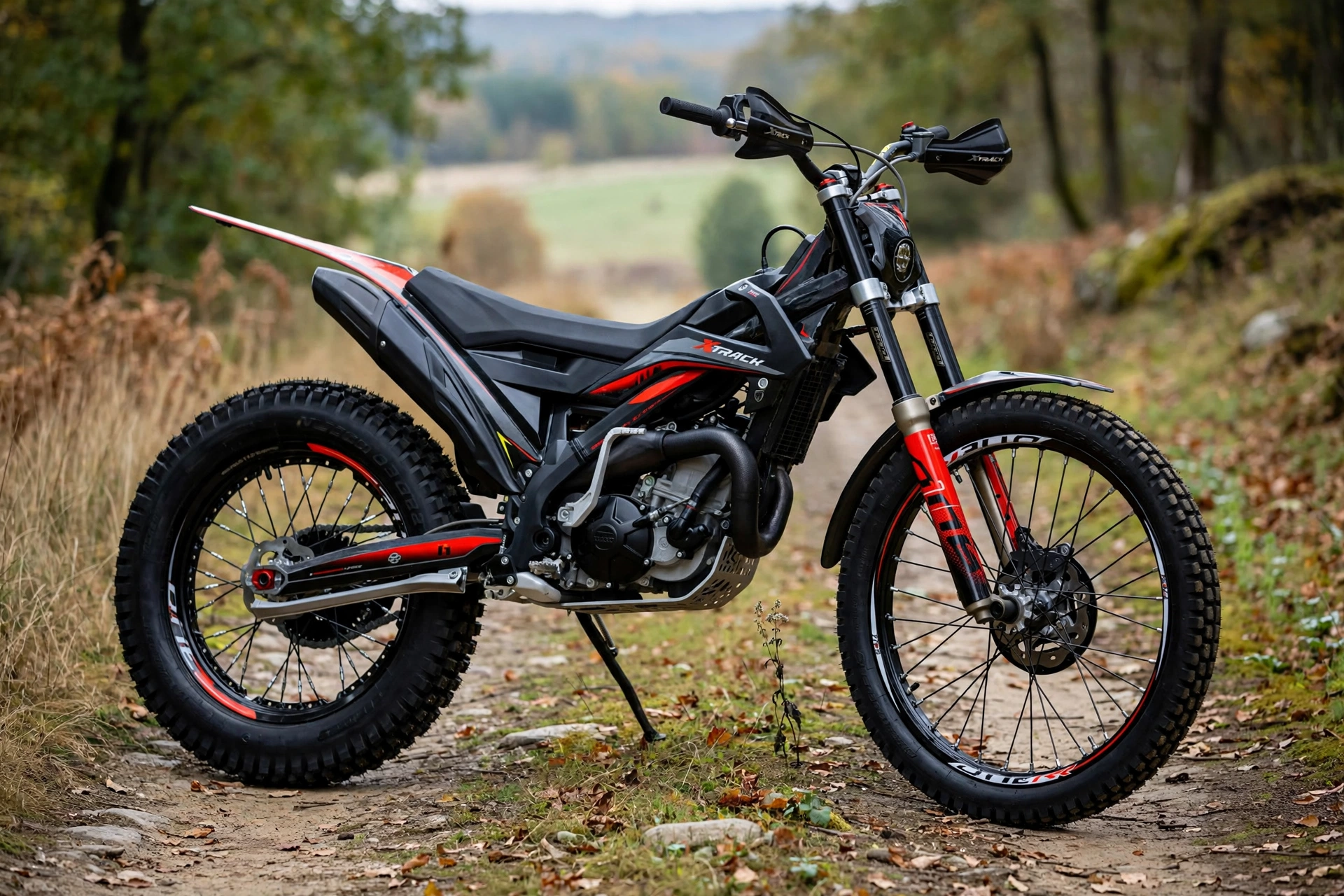 TRS Xtrack 250 2025 de excursión por pistas