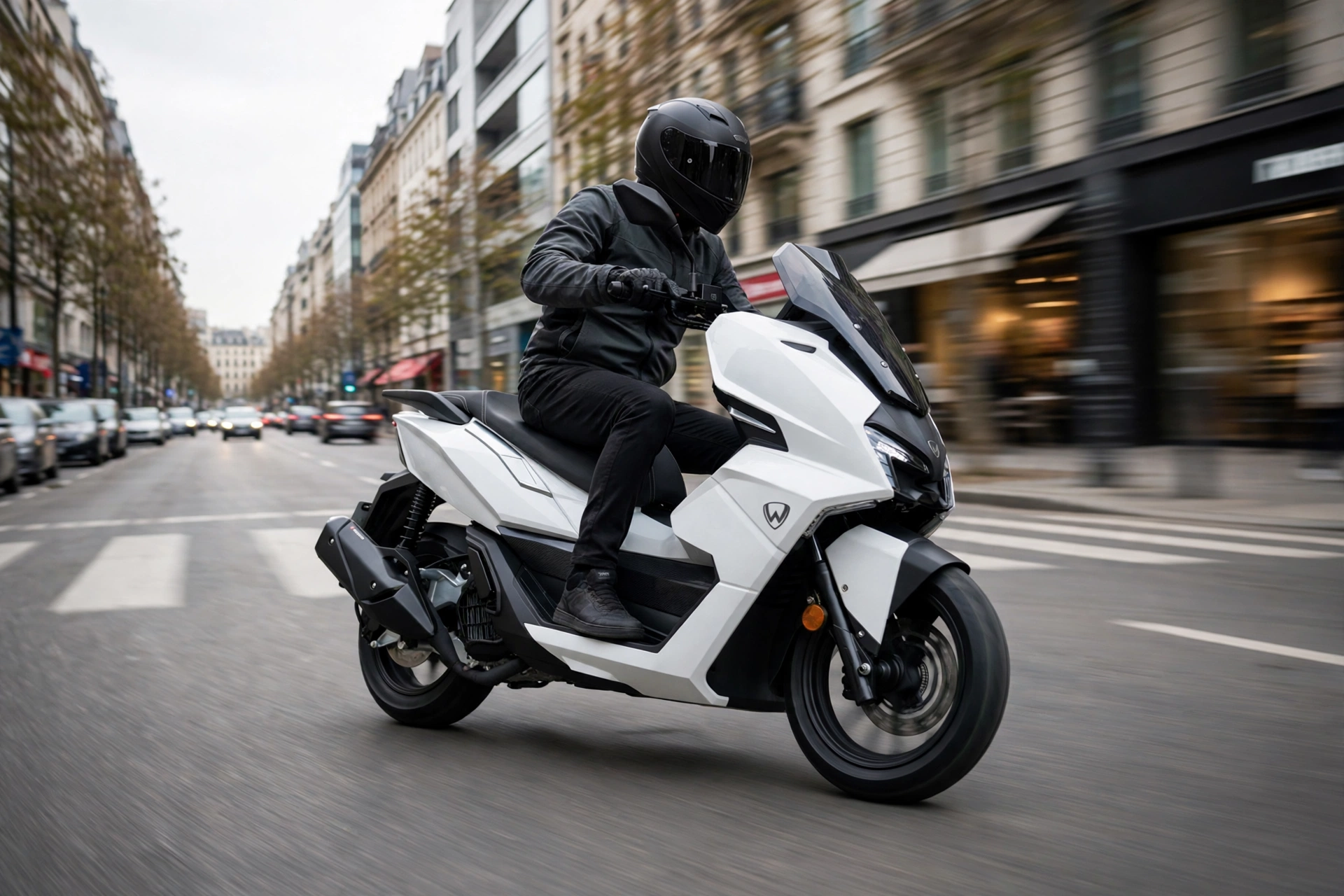 Wottan Storm X 125 2024 en ciudad