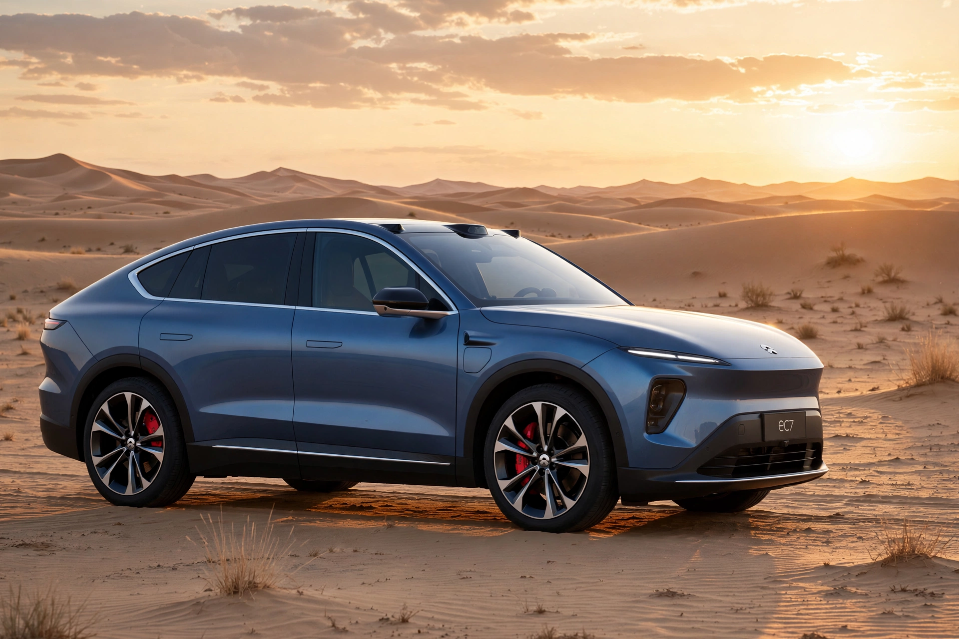 Nio EC7, SUV coupé insignia, vista lateral
