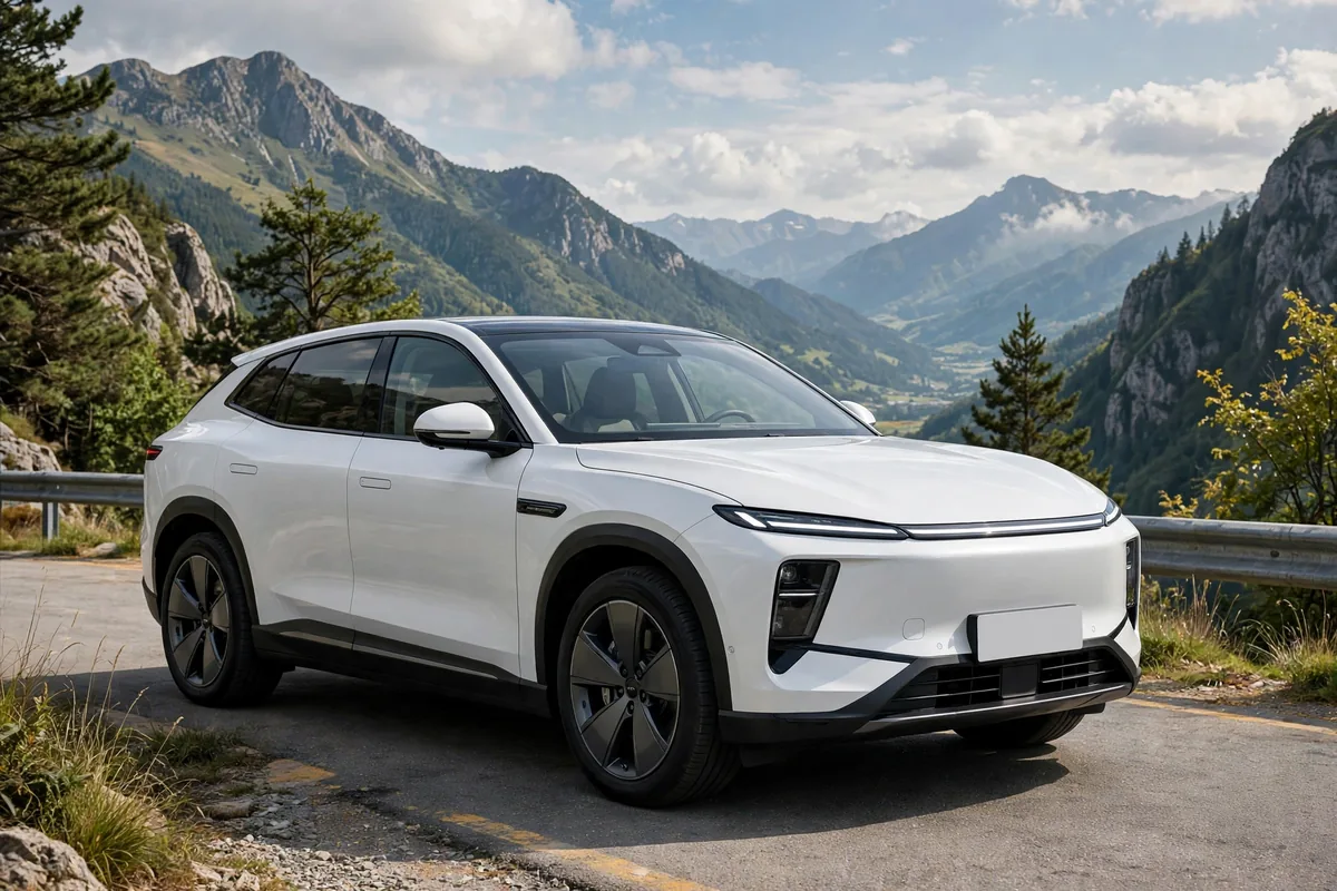 NIO EL6 Standard Range 75 kWh en montaña