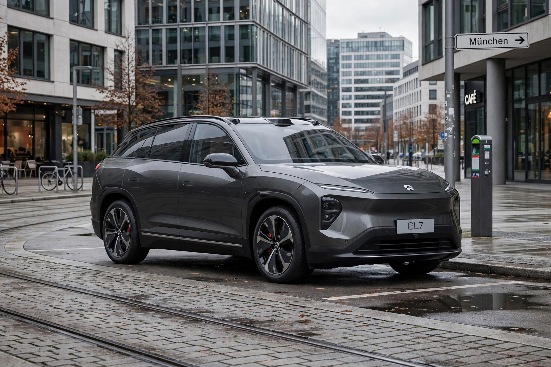 Nio EL7, SUV eléctrico de lujo, vista lateral