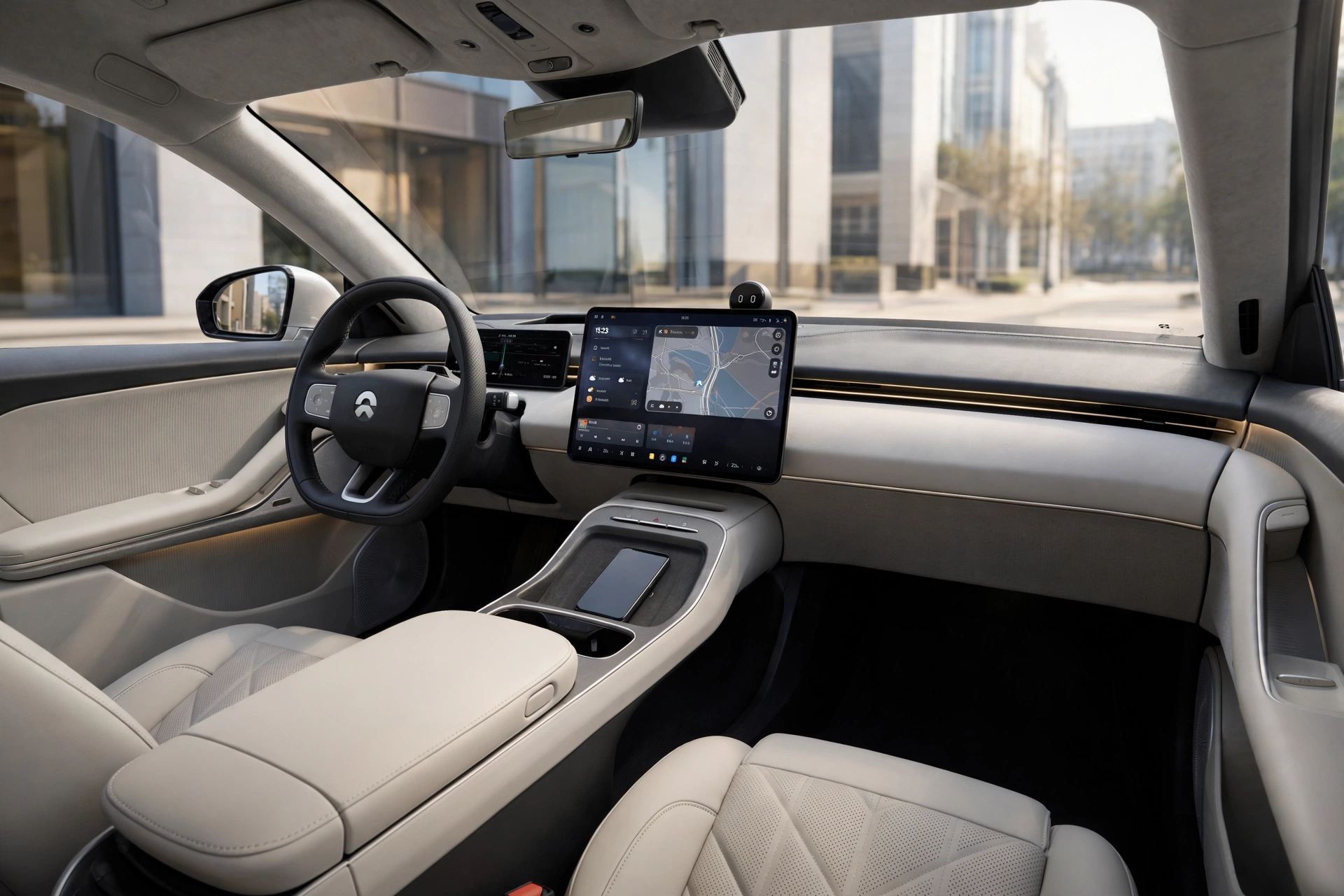 Interior oficial del Nio ET5