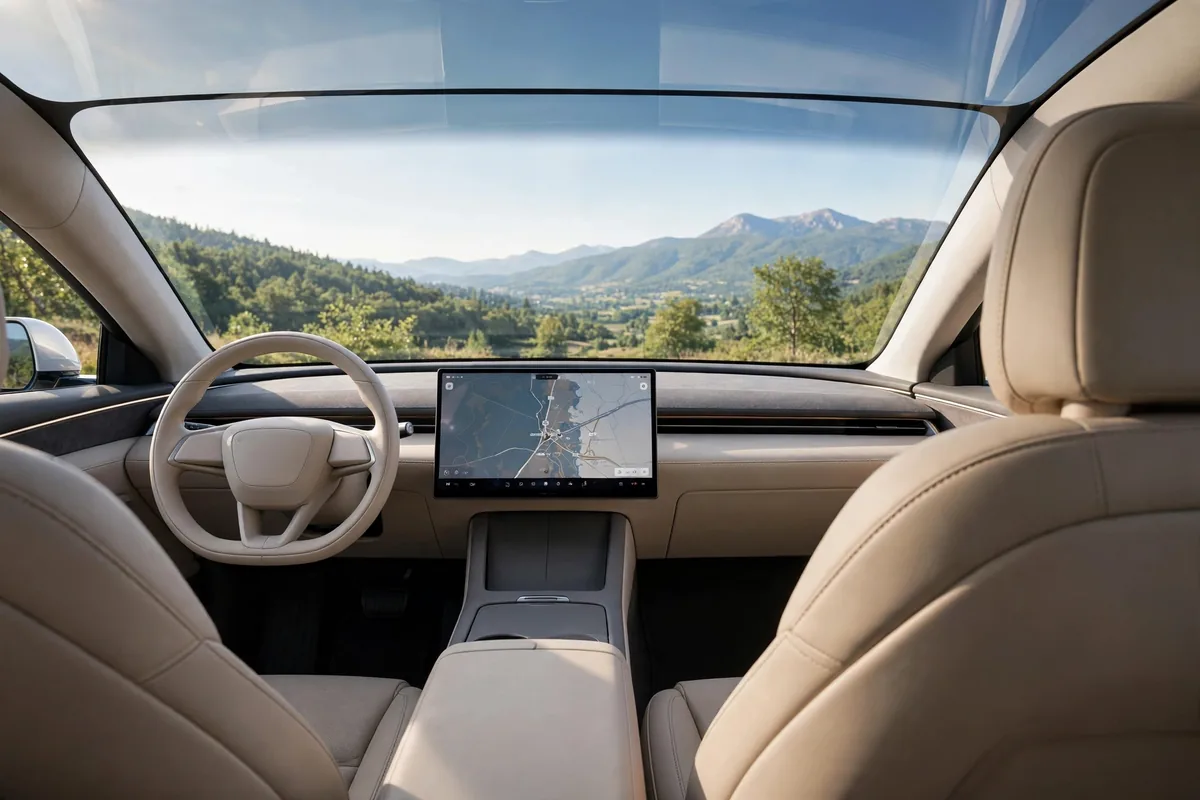 Interior del NIO ET5 Standard Range