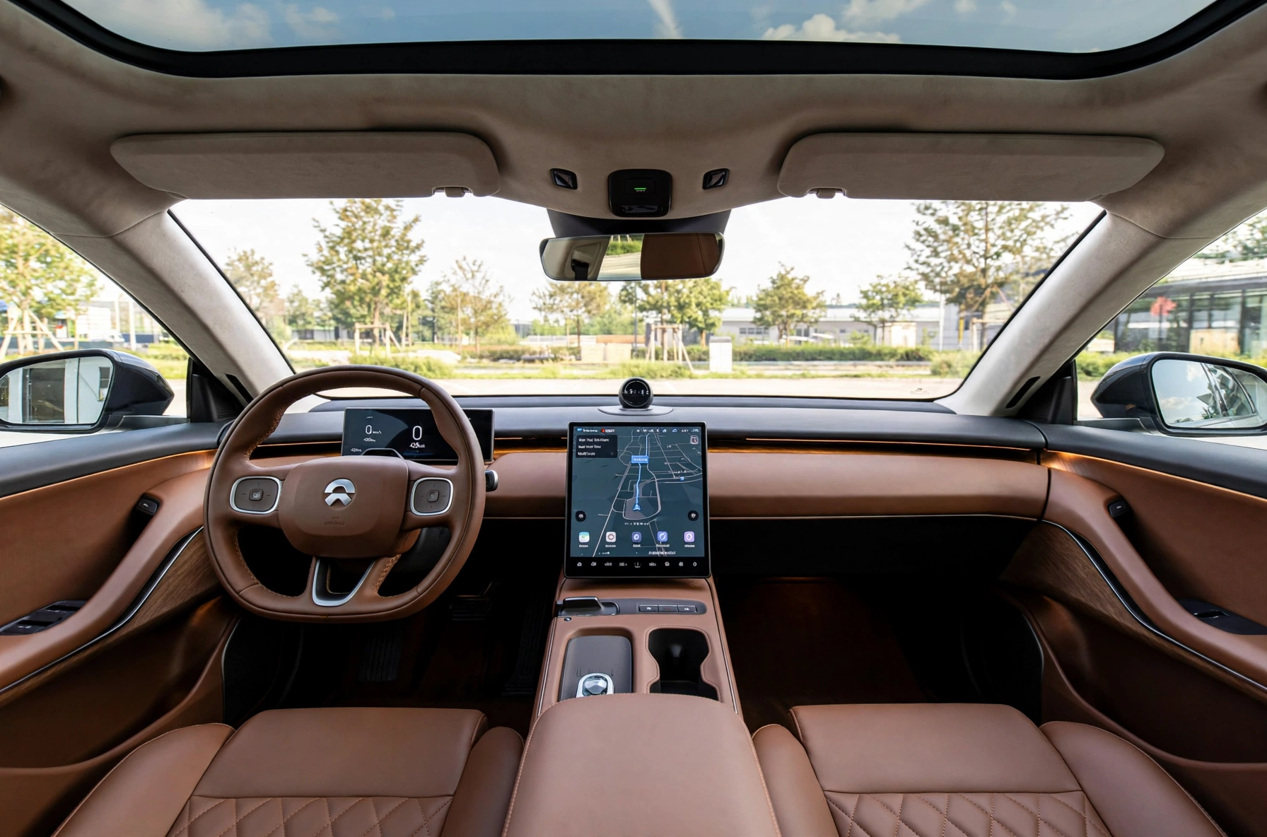 Interior oficial del Nio ET5 Touring