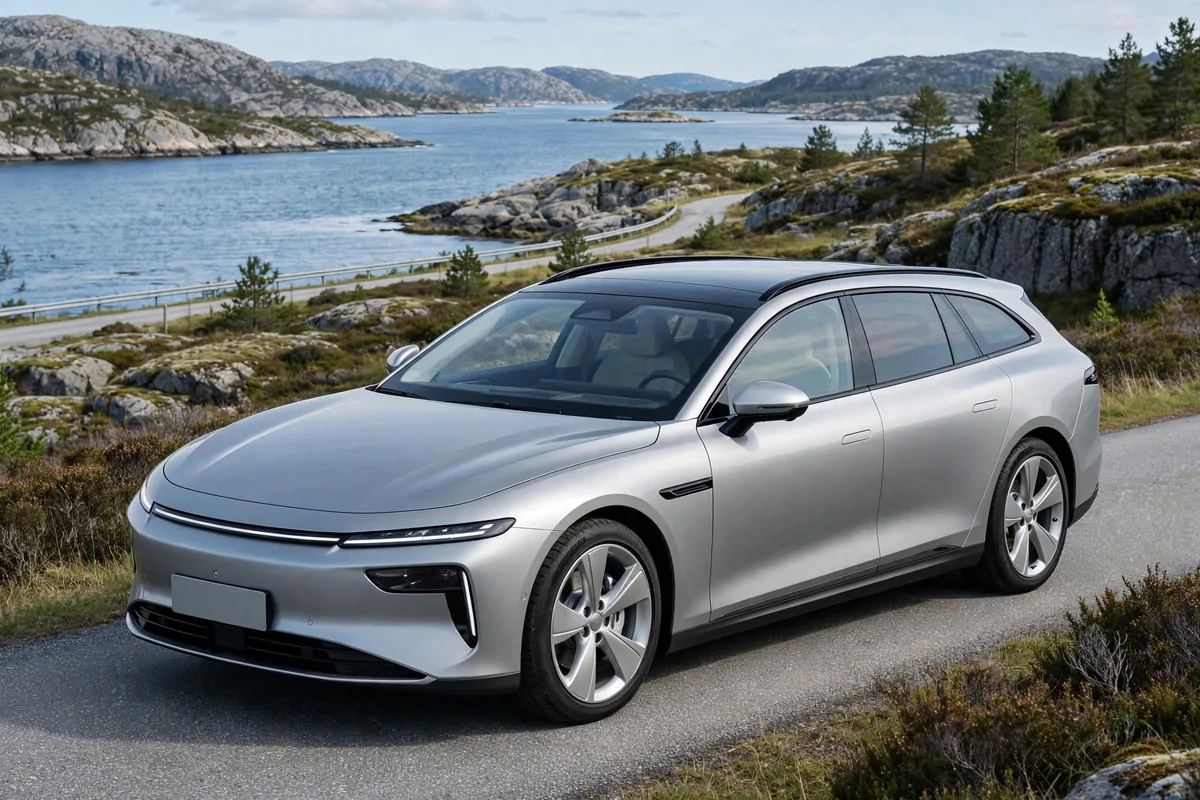 NIO ET5 Touring Standard Range en carretera