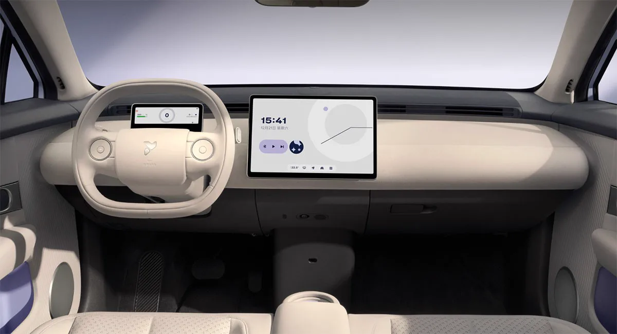 Interior oficial del NIO Firefly