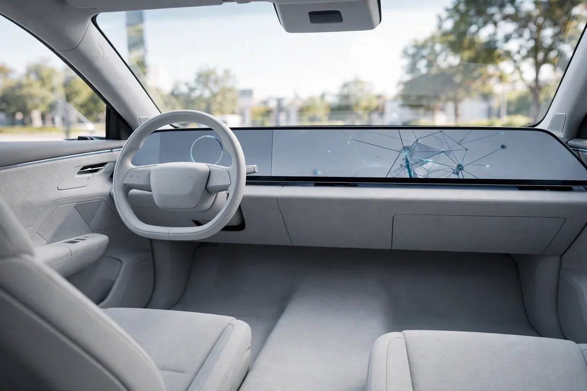 Interior oficial del Nissan Ariya 63 kWh