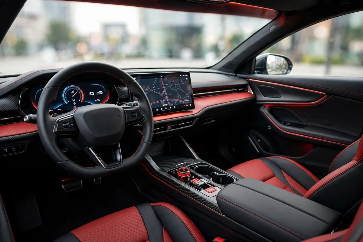 Interior del Nissan Ariya e-4ORCE