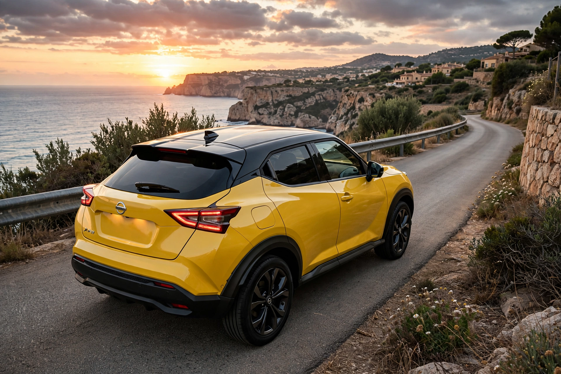 Nissan Juke 1.0 DIG-T 114 CV, tres cuartos trasero
