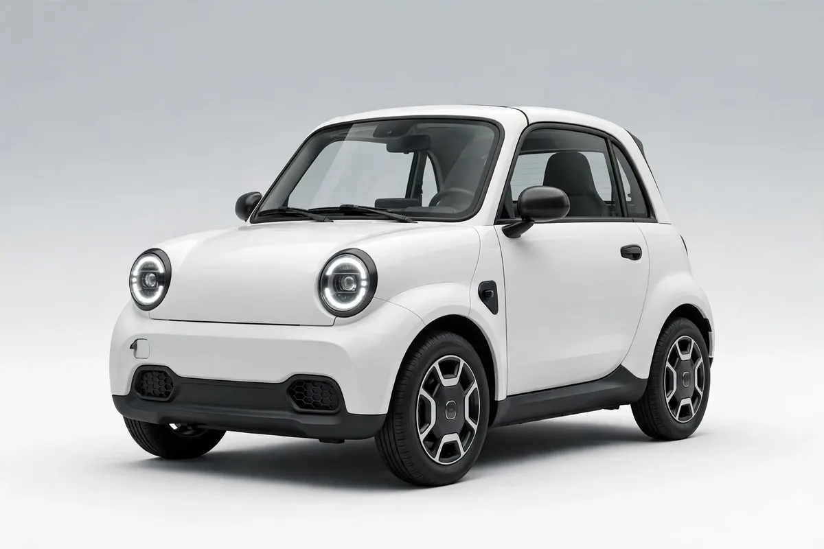 Nissan Micra eléctrico circulando por ciudad