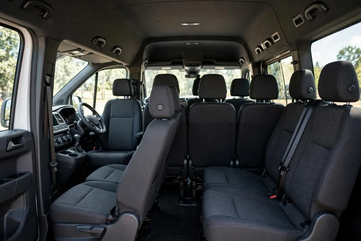 Interior oficial del Nissan Primastar Combi dCi 170