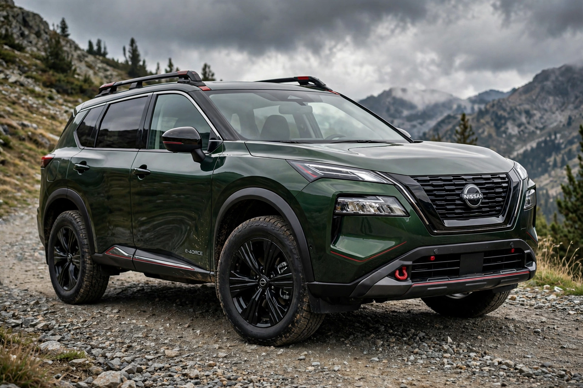 Nissan X-Trail e-4ORCE 213 CV en pista de tierra