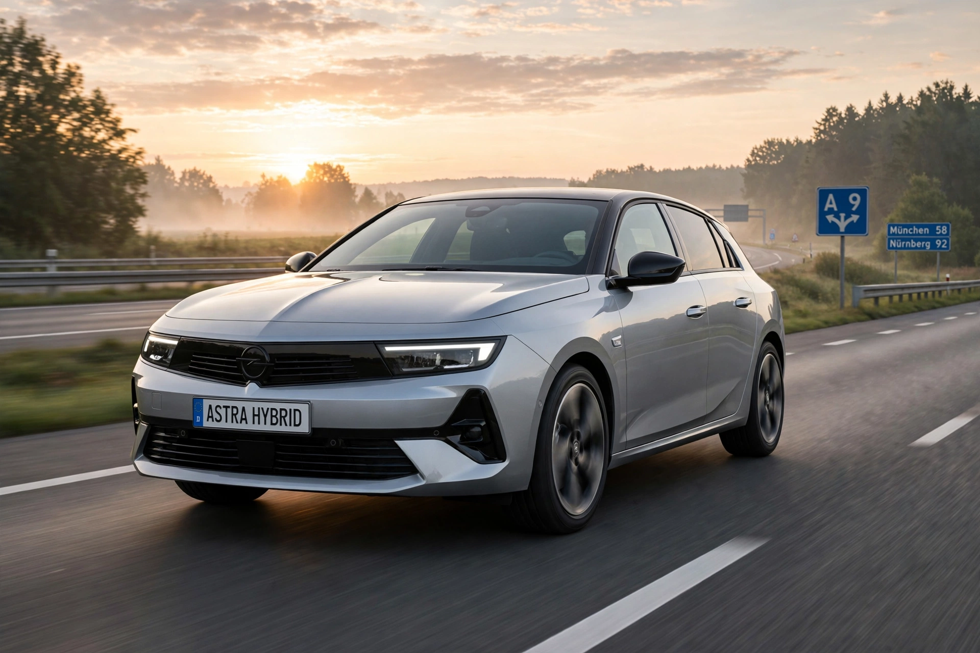 Opel Astra Hybrid 145, tres cuartos delantero