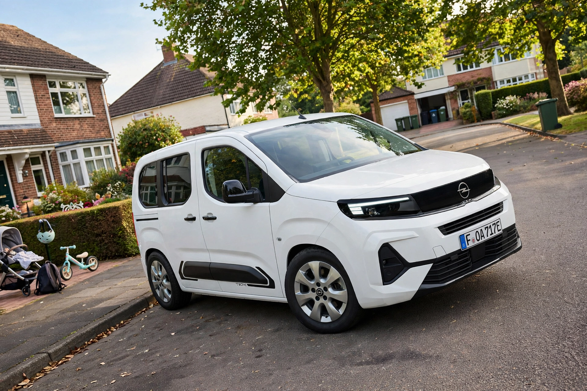 Opel Combo Electric, tres cuartos delantero