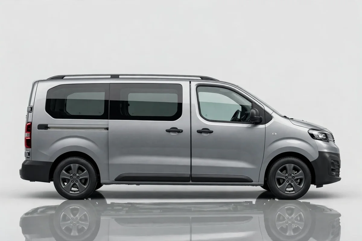 Opel Combo XL, vista lateral en estudio