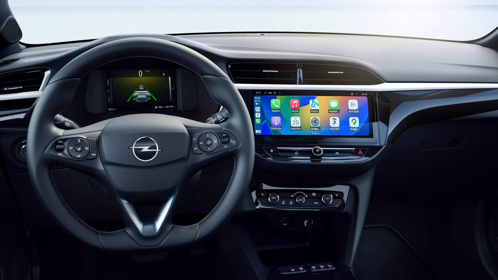 Interior del Opel Corsa 2026