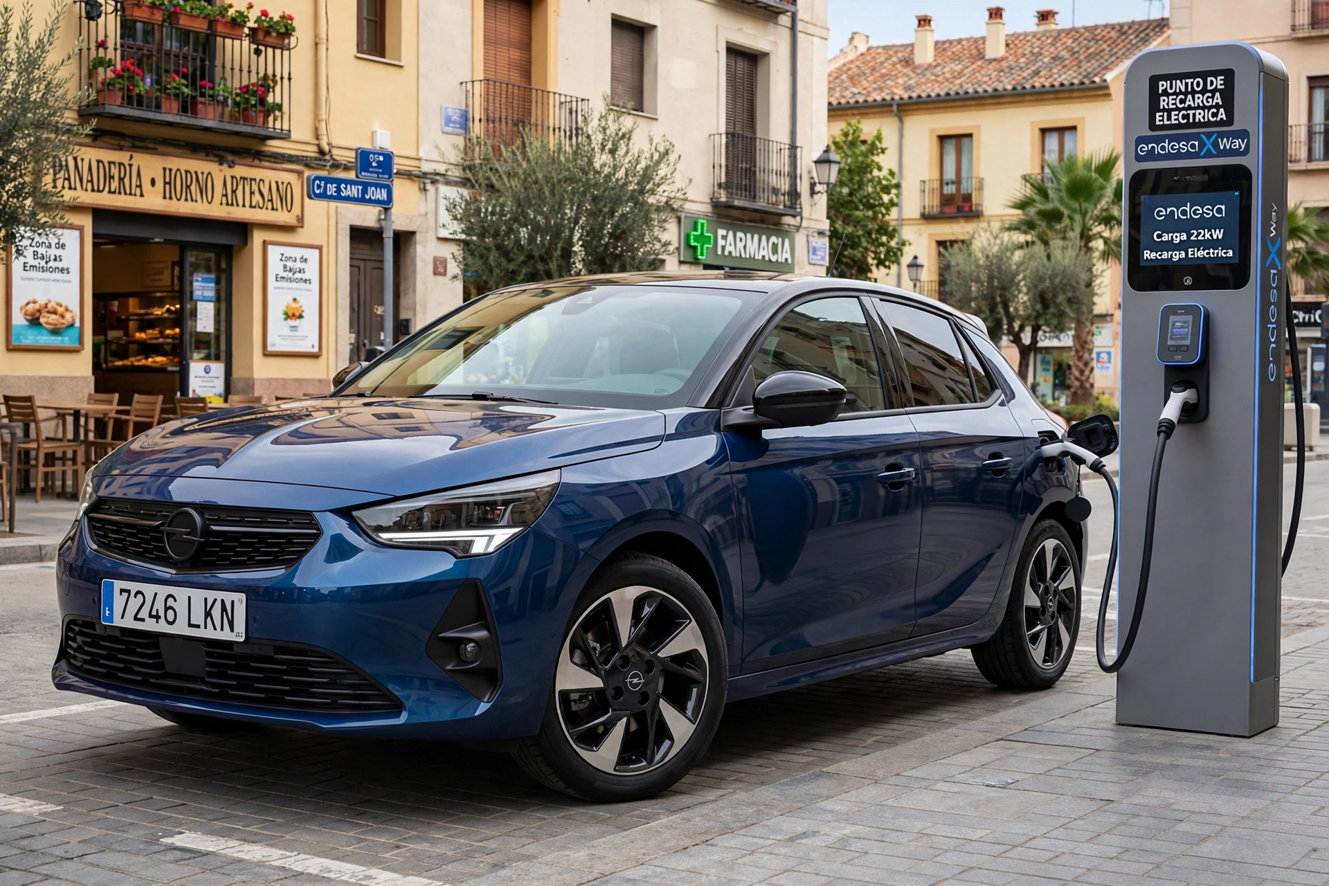 Opel Corsa Electric 156, tres cuartos delantero