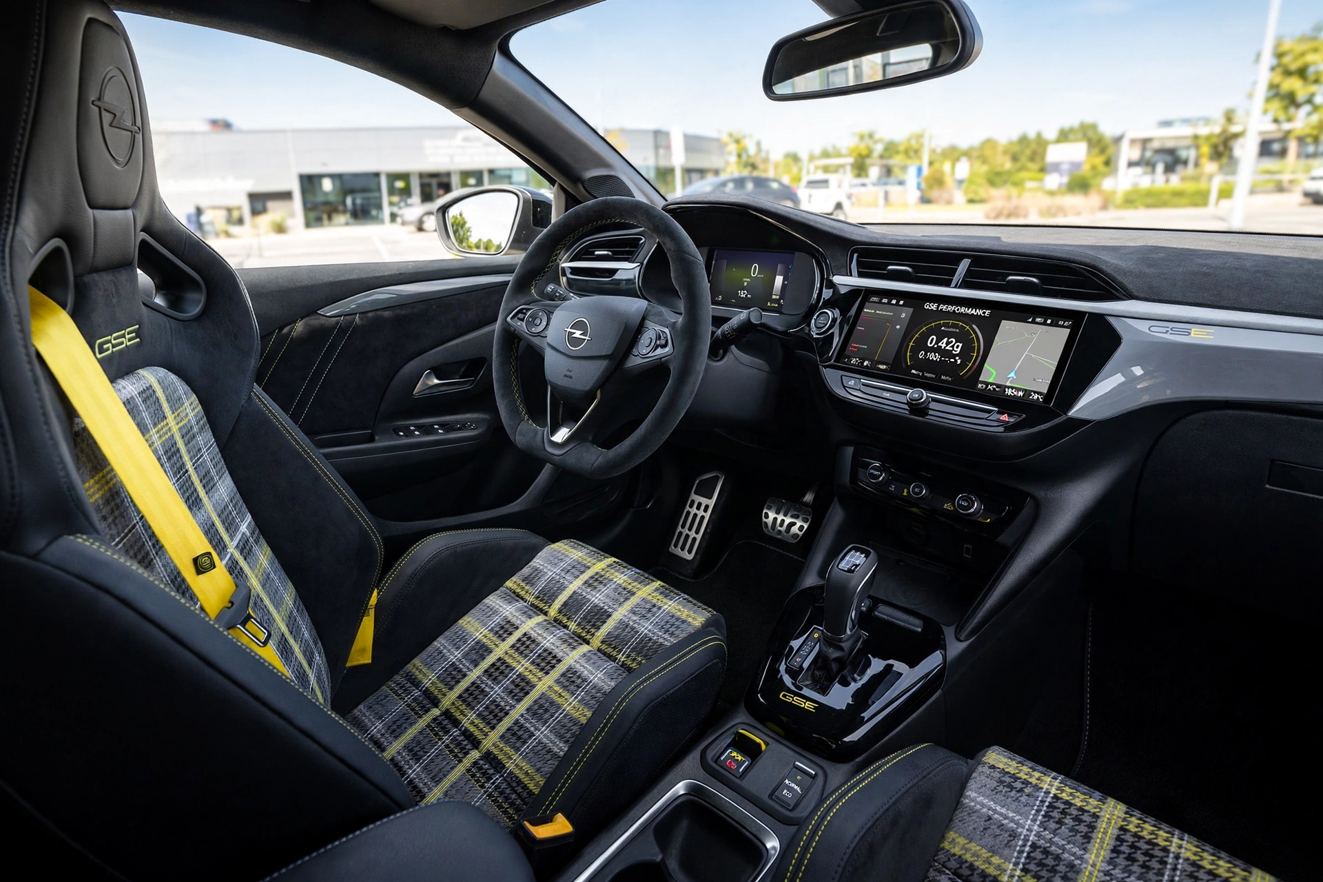 Interior oficial del Opel Corsa GSE