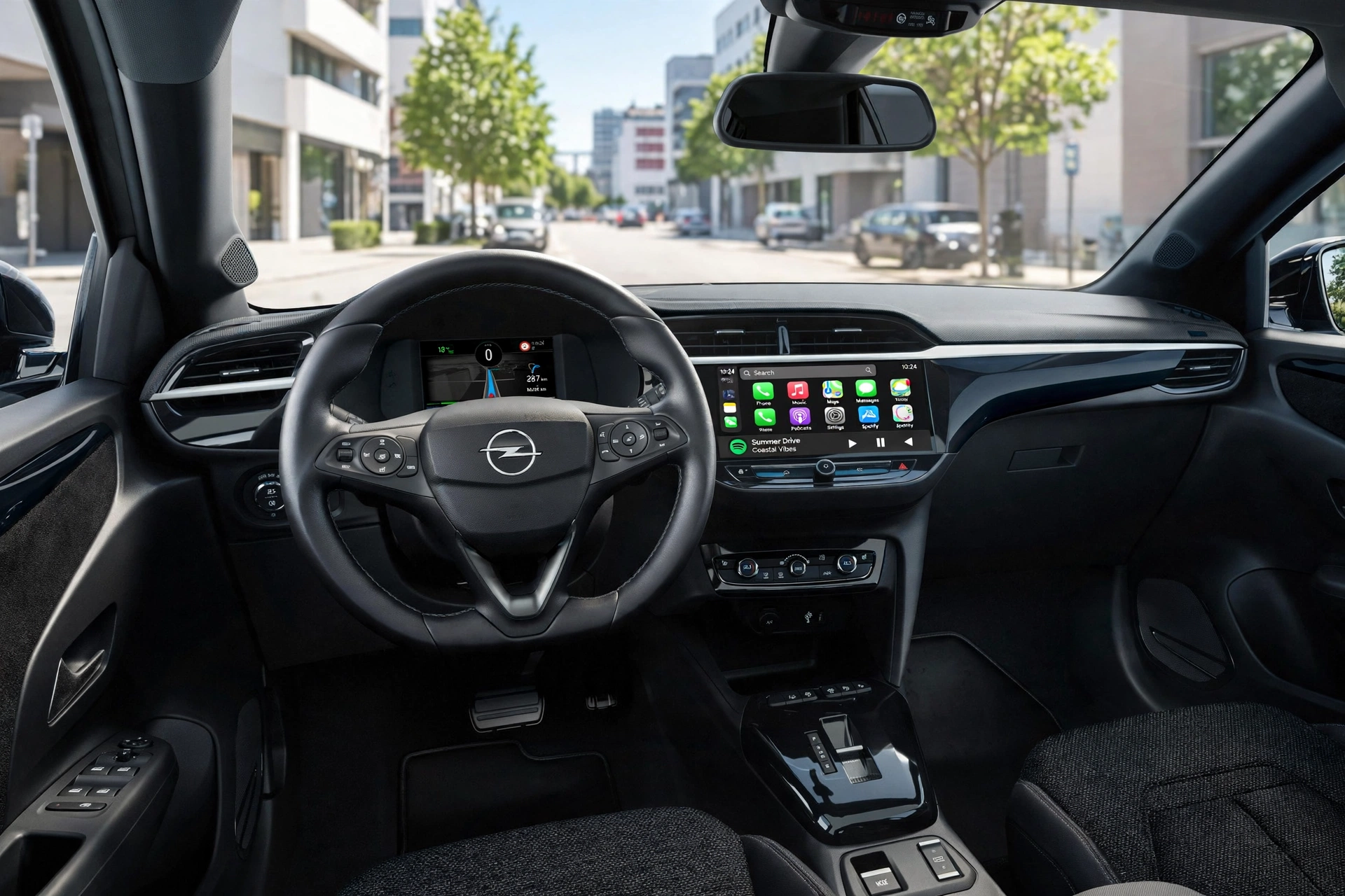 Interior oficial del Opel Corsa Hybrid 110