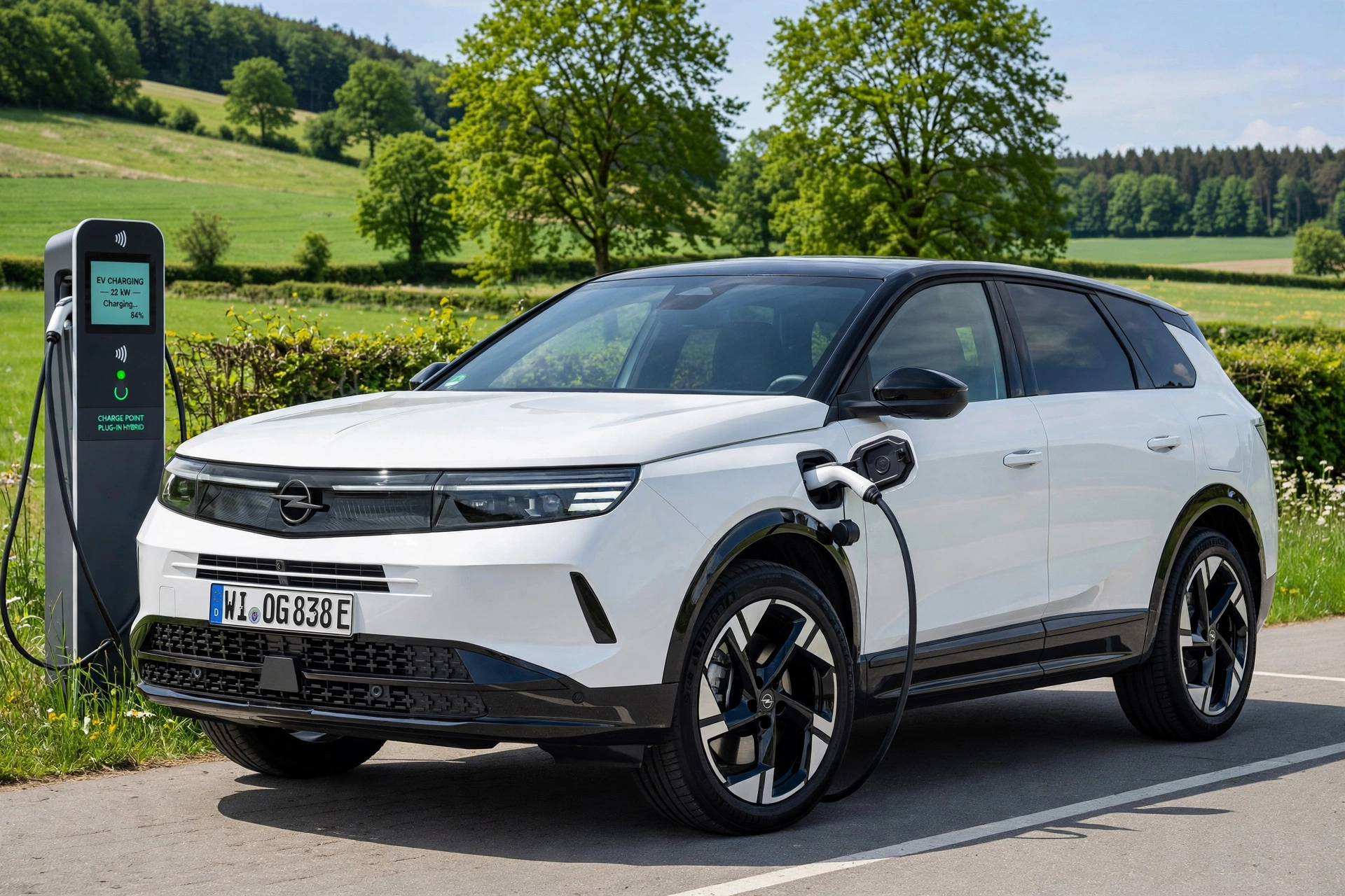 Opel Grandland Plug-in Hybrid 195, tres cuartos delantero