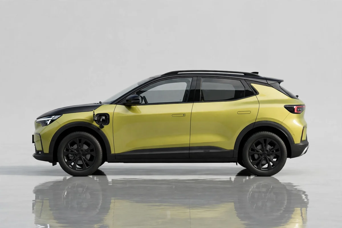 Opel Mokka GSe, vista lateral en estudio