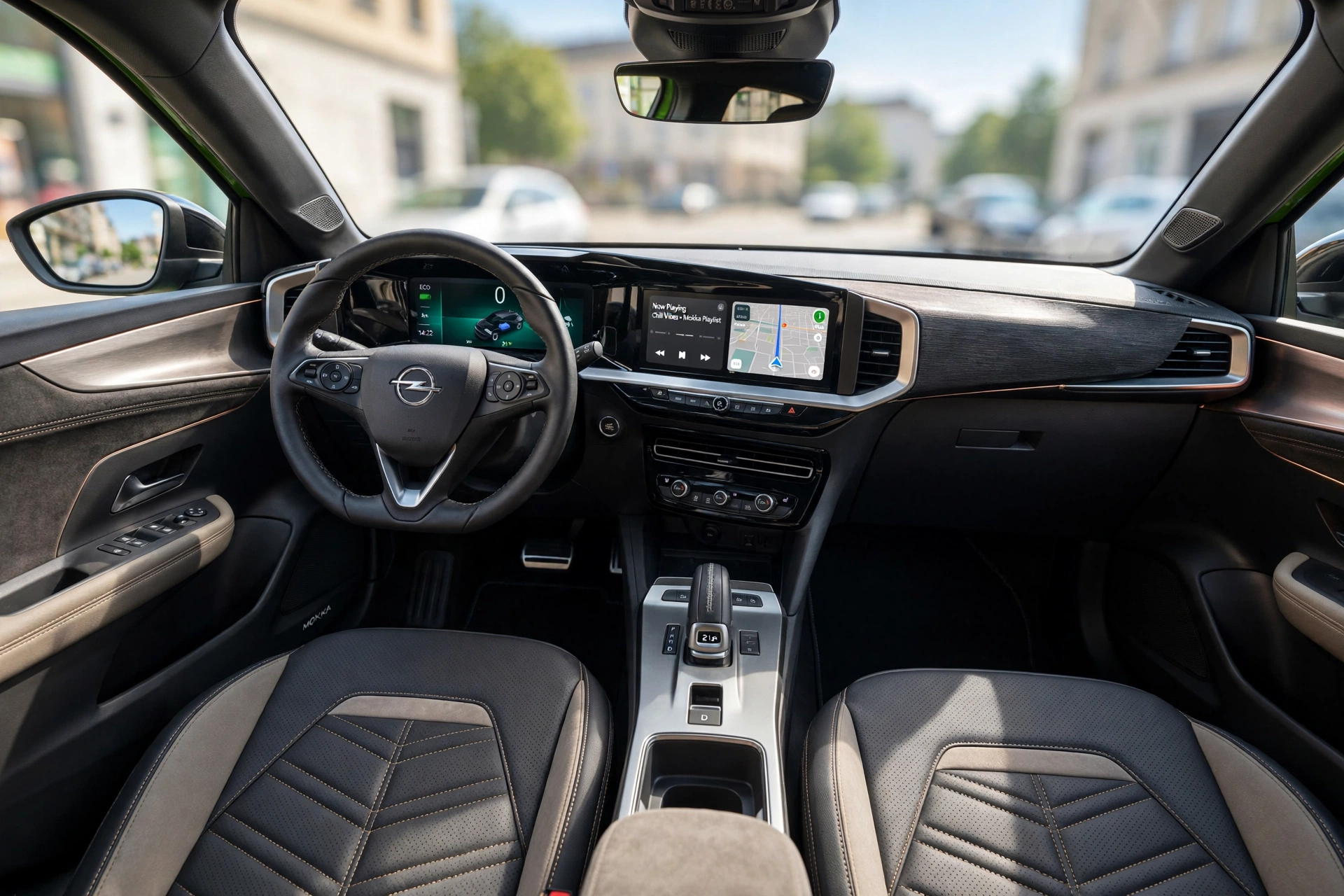 Interior oficial del Opel Mokka Hybrid 136