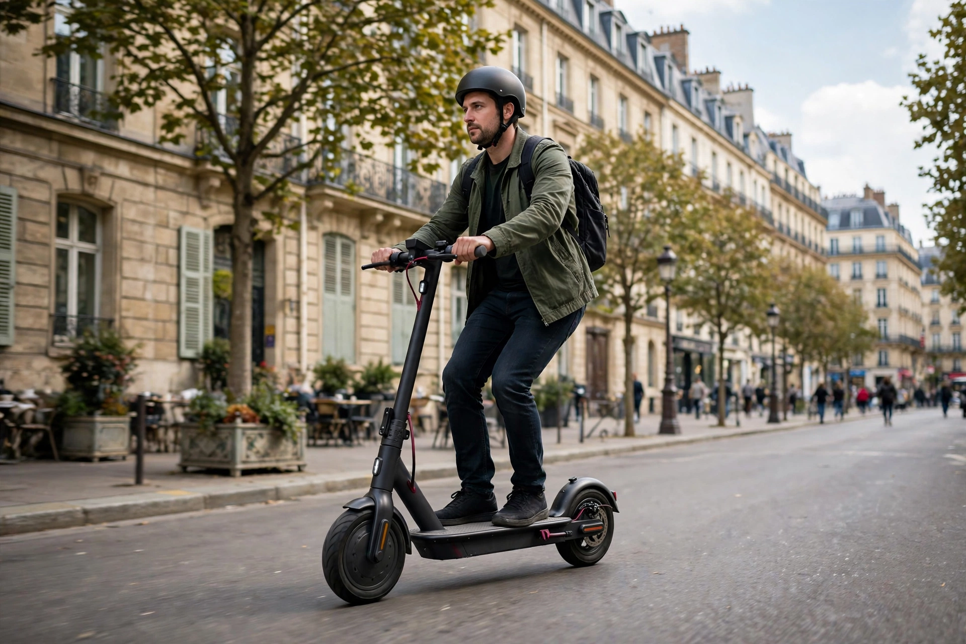 Aovopro ESMAX circulando por la ciudad