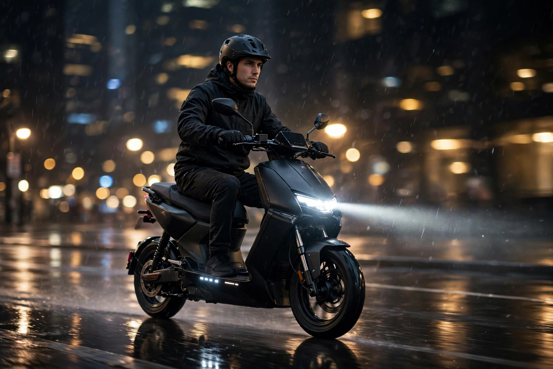 Bronco Xtreme VNOM 11 circulando de noche