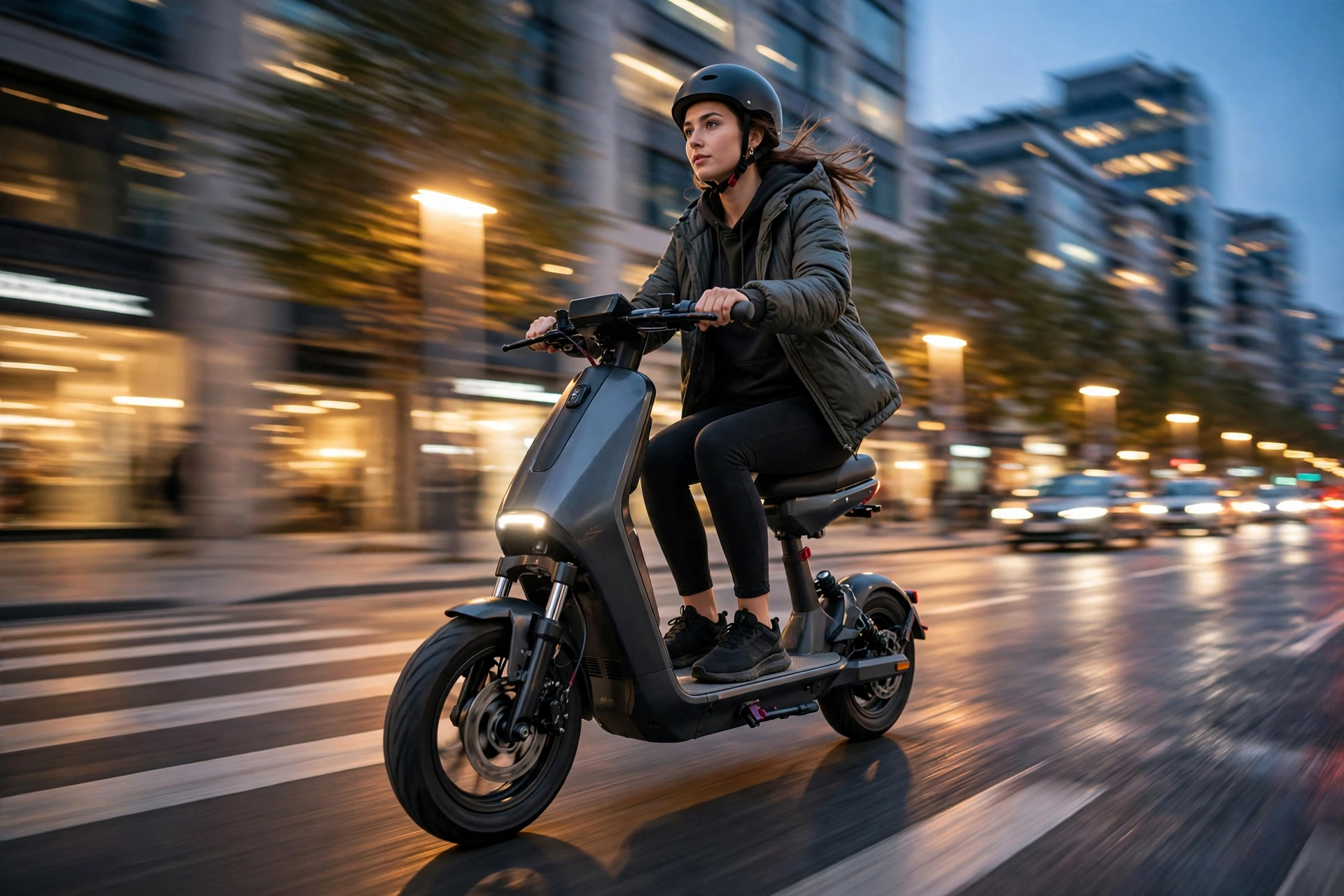 Cecotec Bongo Serie S Infinity circulando por ciudad
