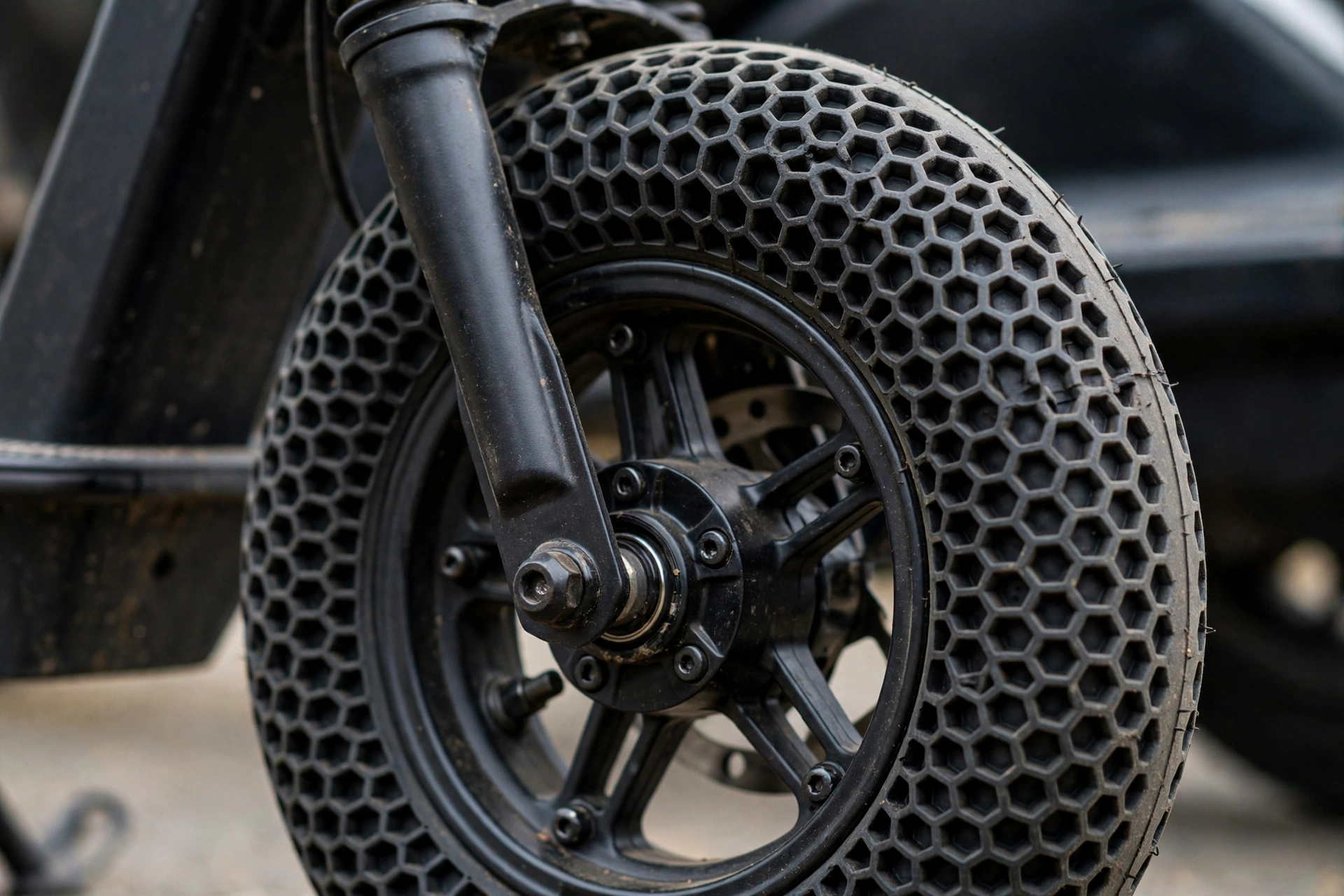 Detalle de la rueda honeycomb de 10 pulgadas del Denver SEL-10800F