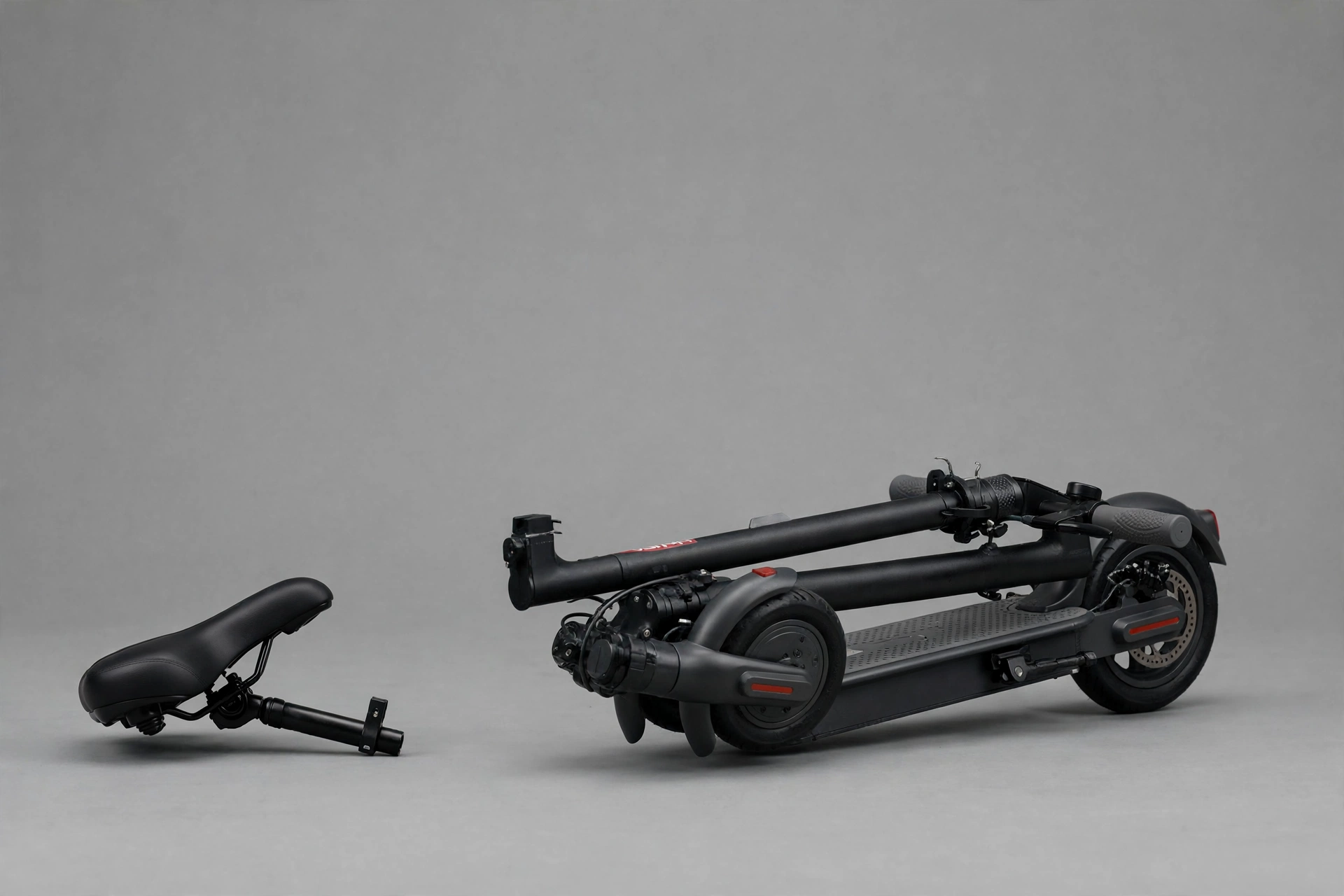 Detalle del chasis plegado del Evercross H9