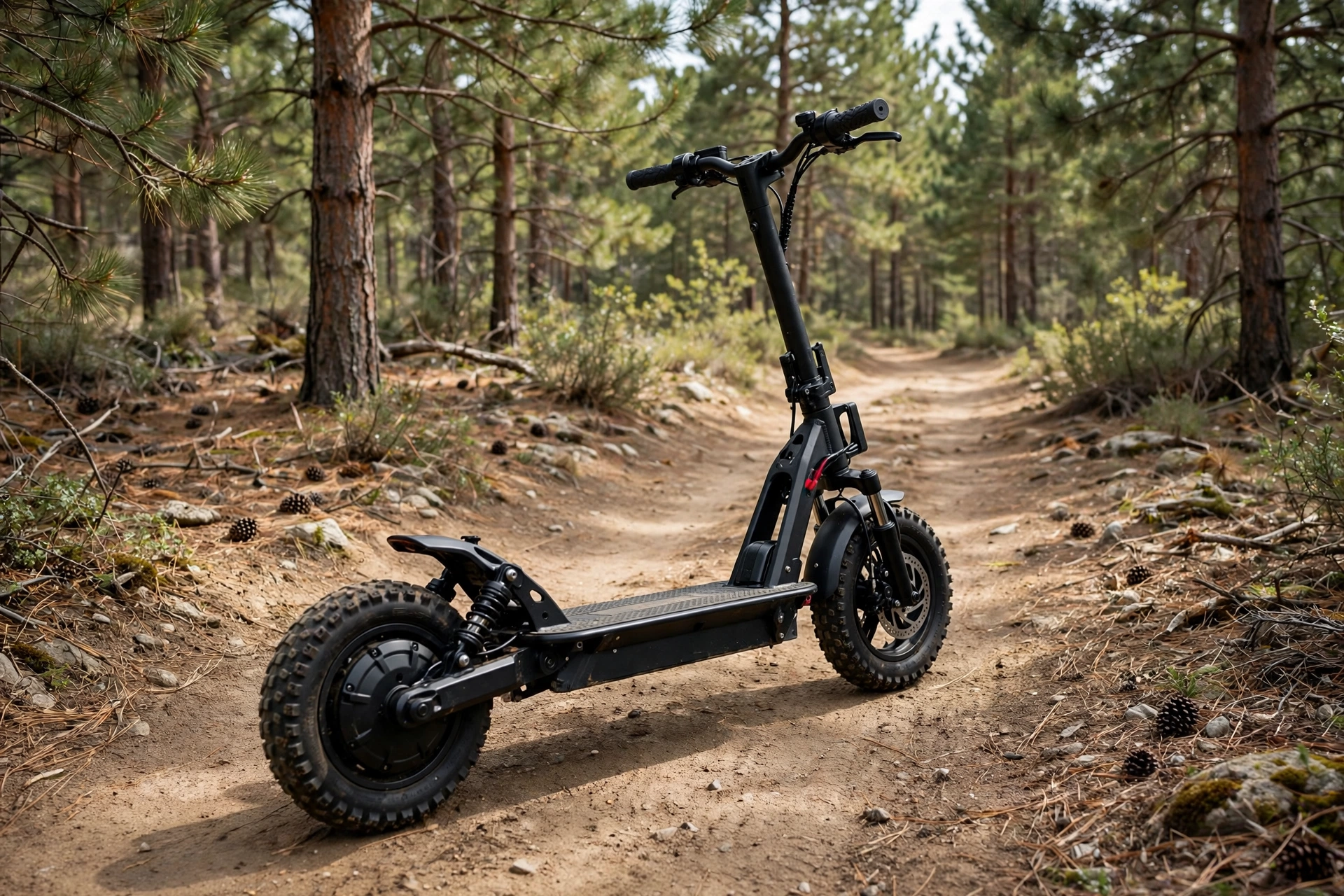 Gotrax GX Zero en un camino de tierra