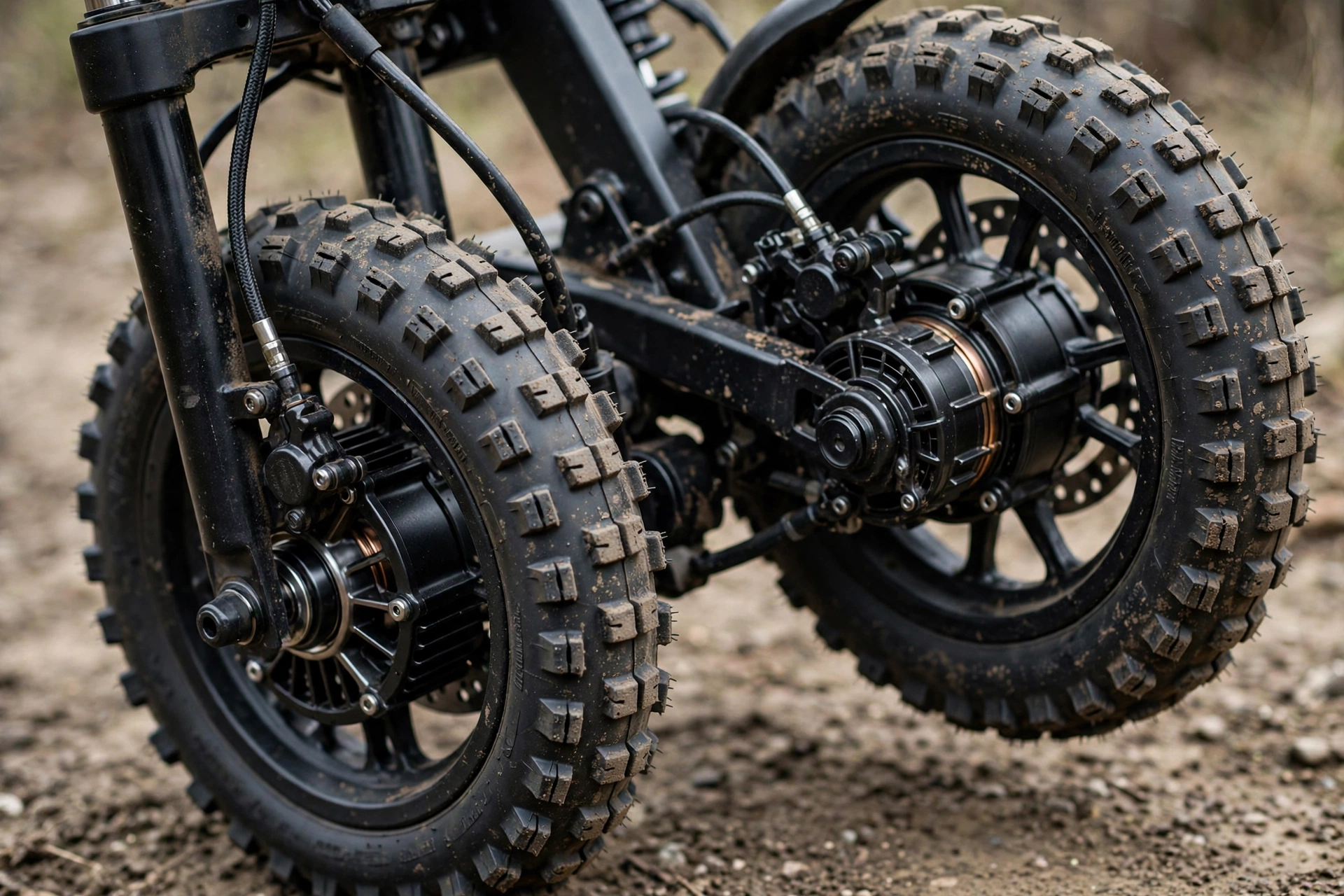 Detalle del doble motor del Gotrax GX2