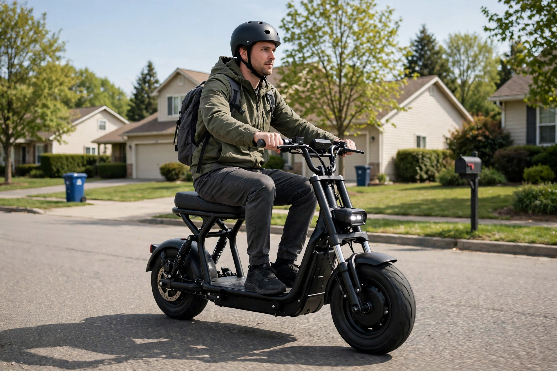 Hiley MaxSpeed X10 en una vía interurbana