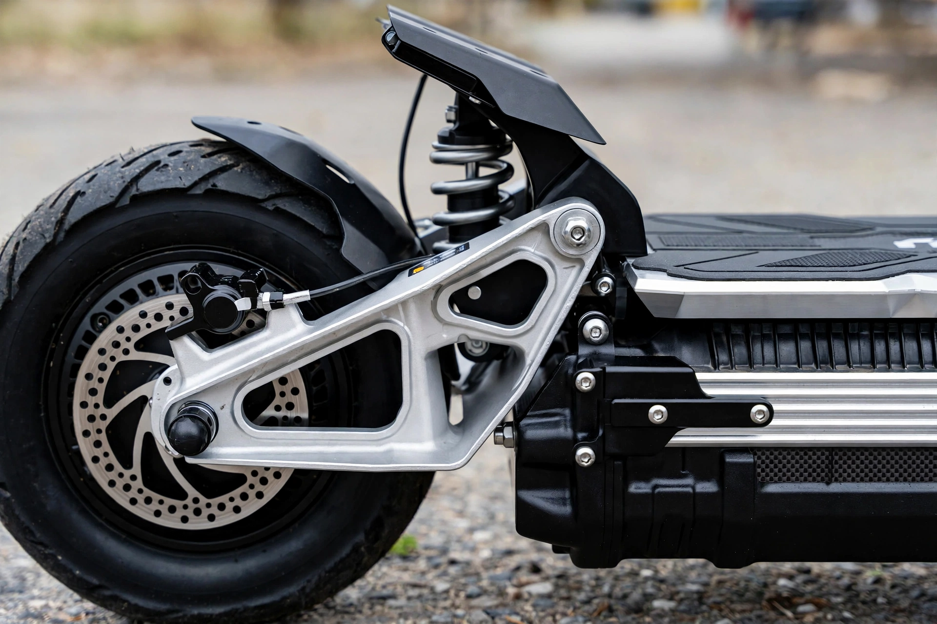 Detalle del frontal del InMotion RS Lite
