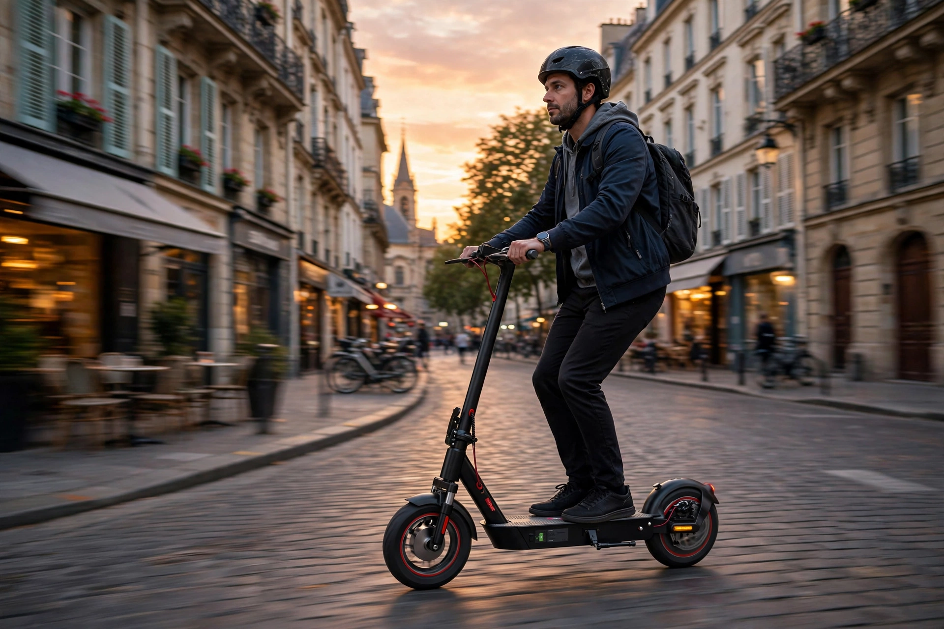 iScooter i10 Plus en ciudad