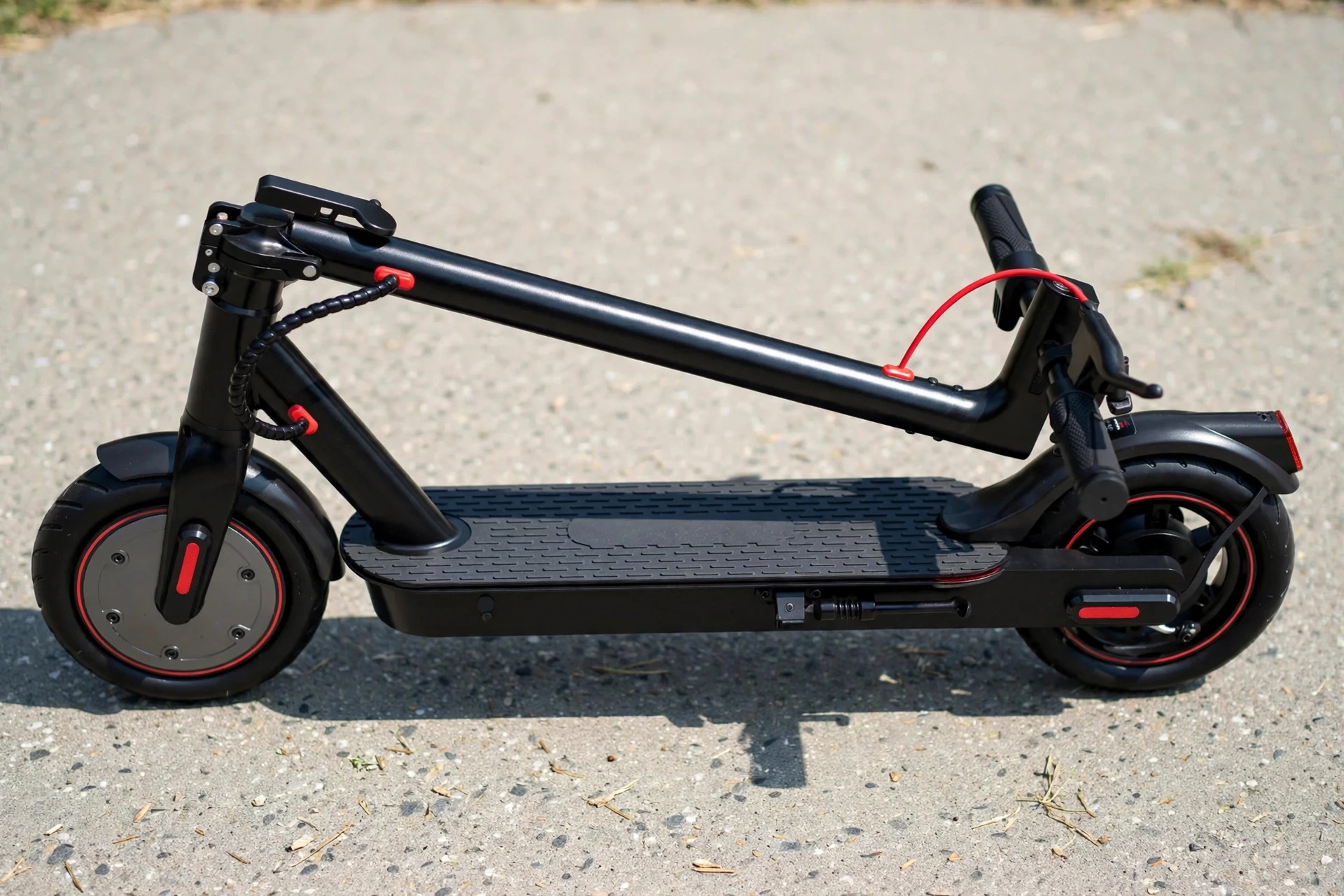 Detalle del iScooter i8 plegado