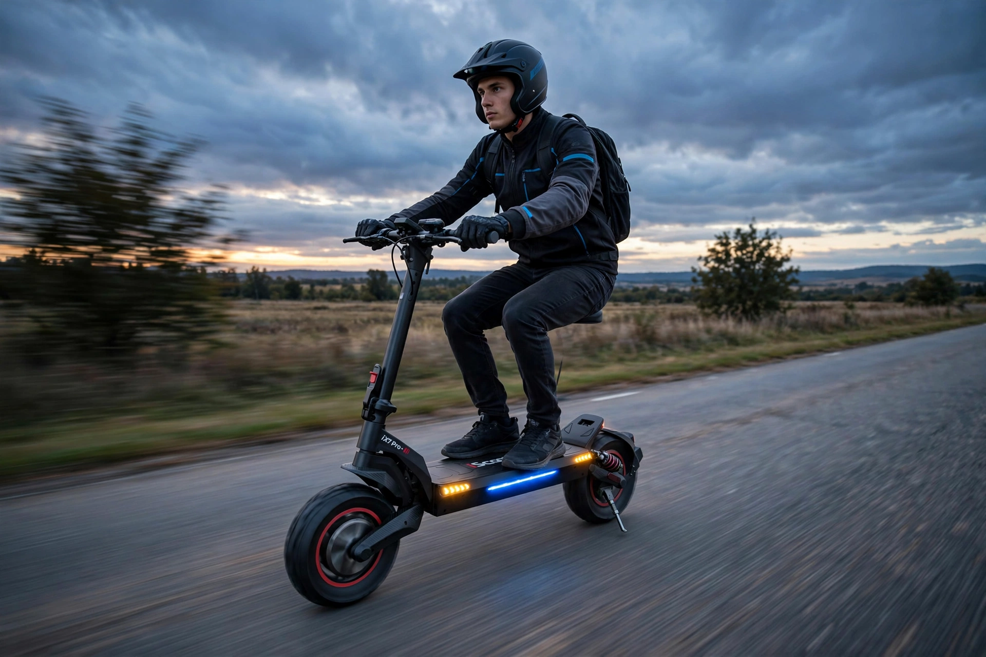 iScooter iX7 Pro en acción