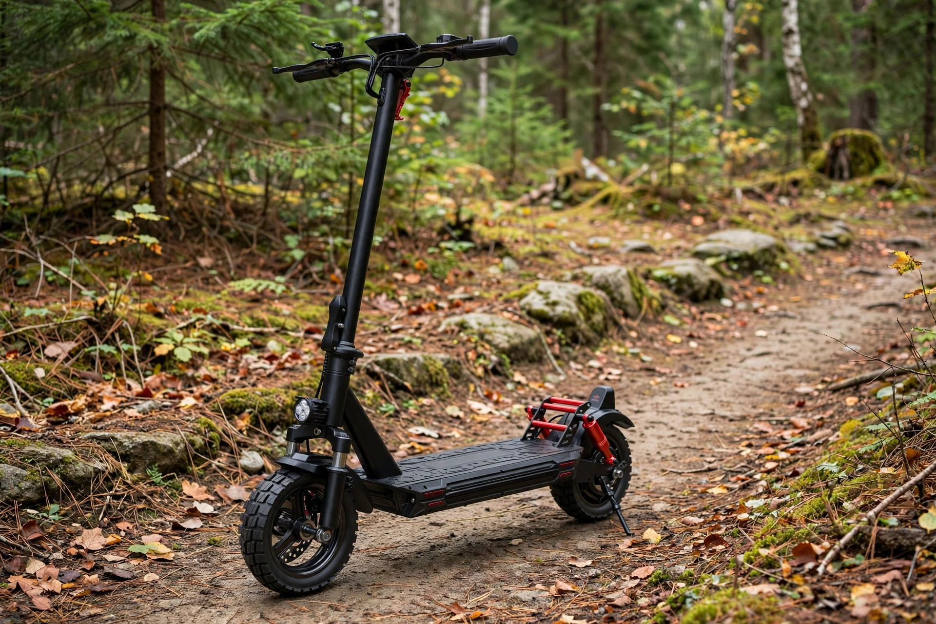 iSinwheel GT1 en una pista forestal