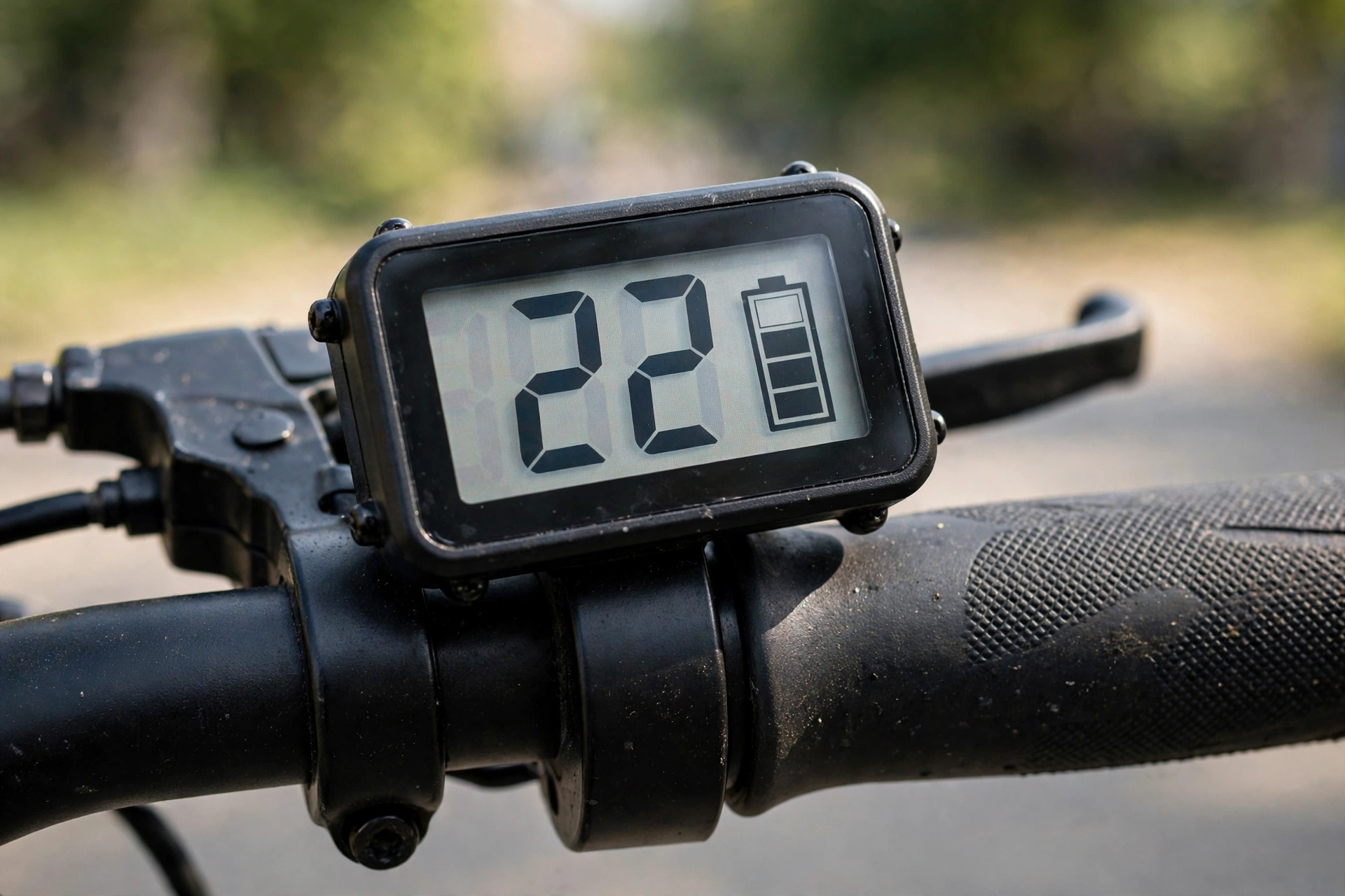 Detalle del display del iSinwheel S10Pro