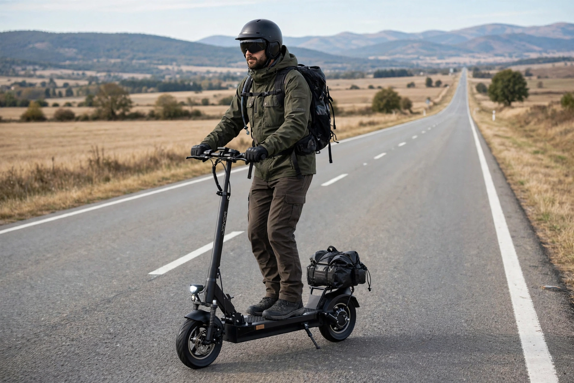 Joyor LR8 en carretera