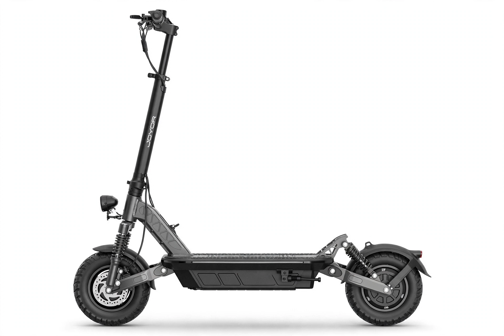 Joyor S10-S-Z, vista lateral del doble motor urbano
