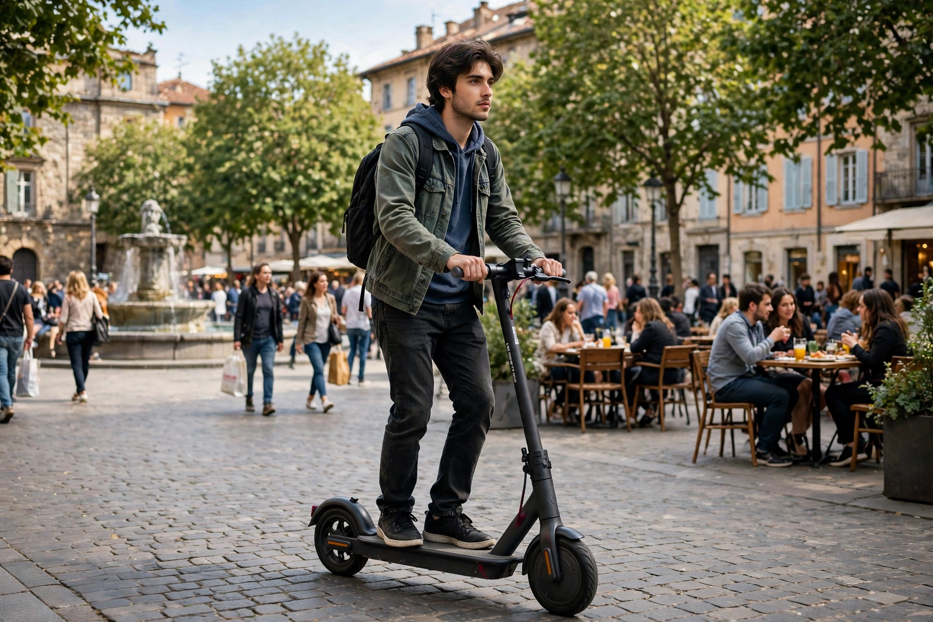 Kaabo Mantis 10 Eco en uso