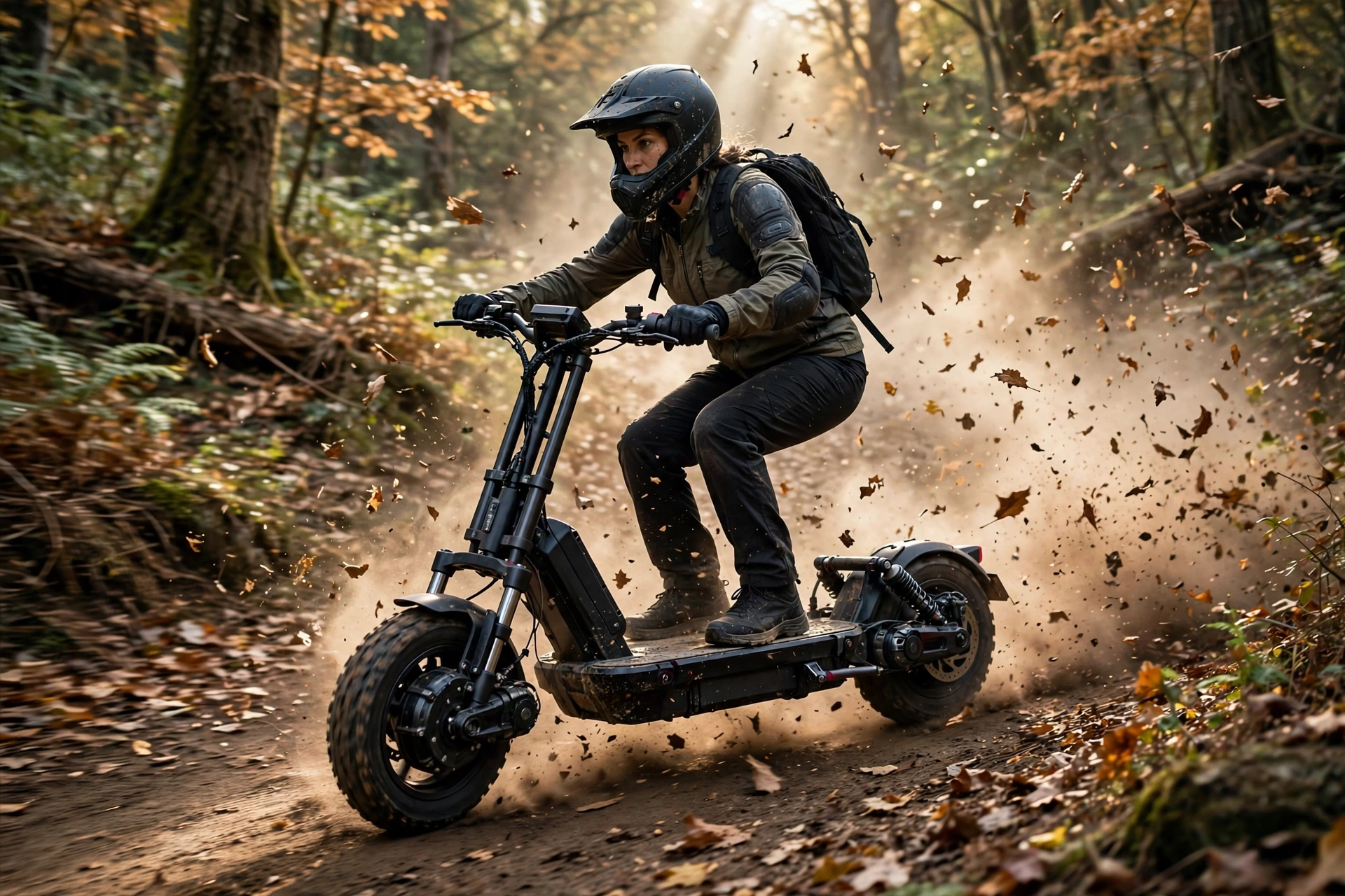 Kaabo Mantis 10 Plus V2 en carretera