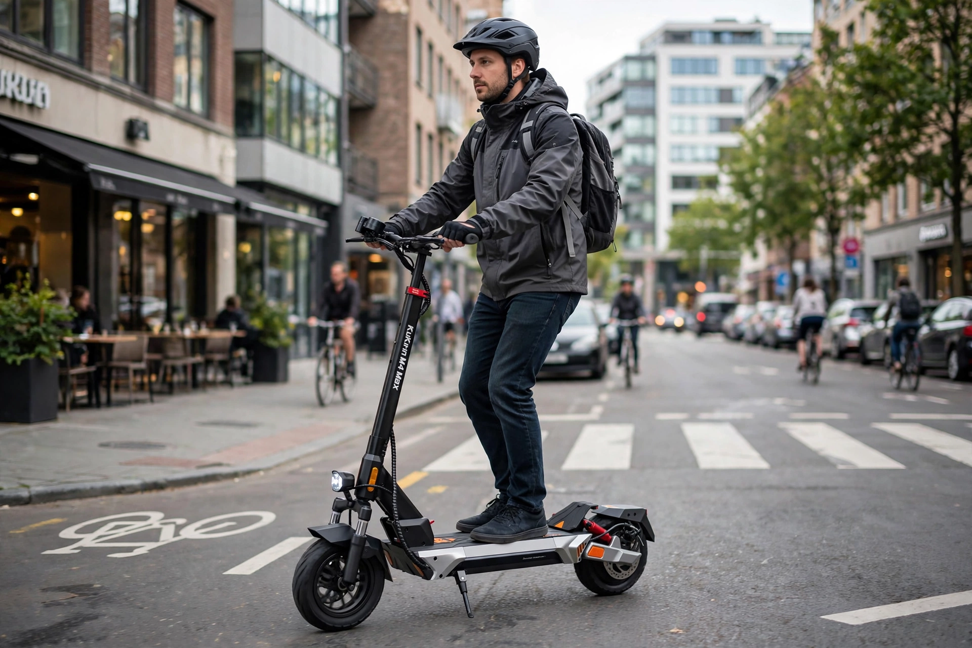 KuKirin M4 Max en ciudad