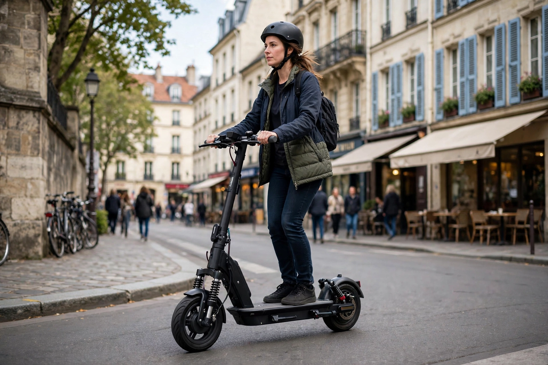 Navee V25i Pro en la ciudad