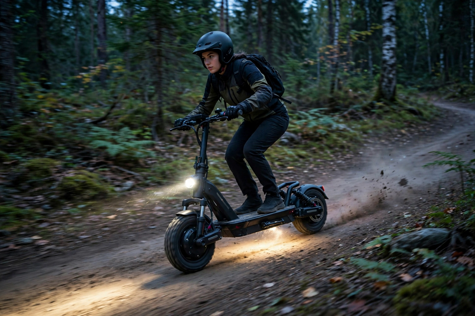Smartgyro Raptor Dual Evo en una pista