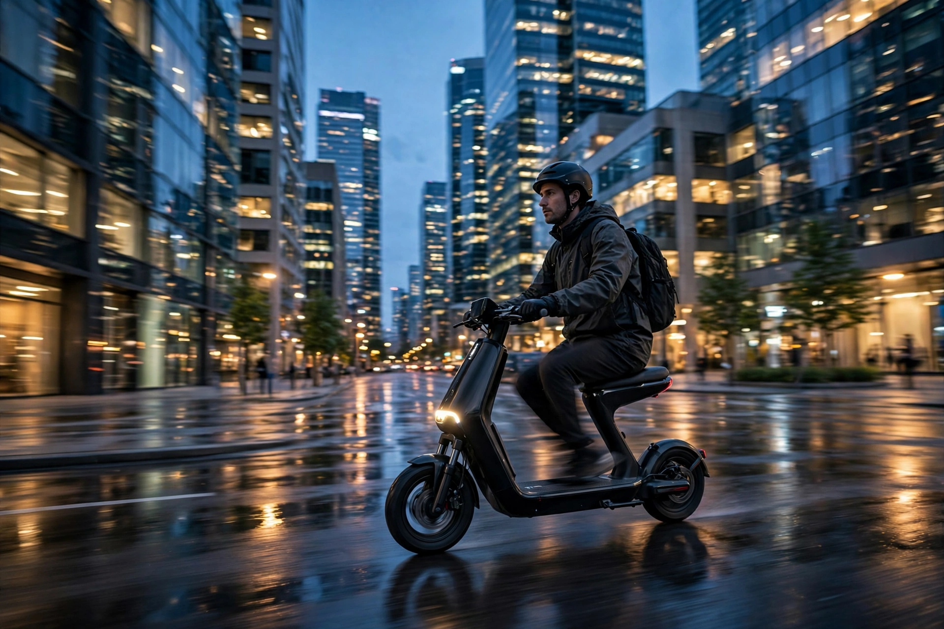 Smartgyro Rockway GTS en uso urbano