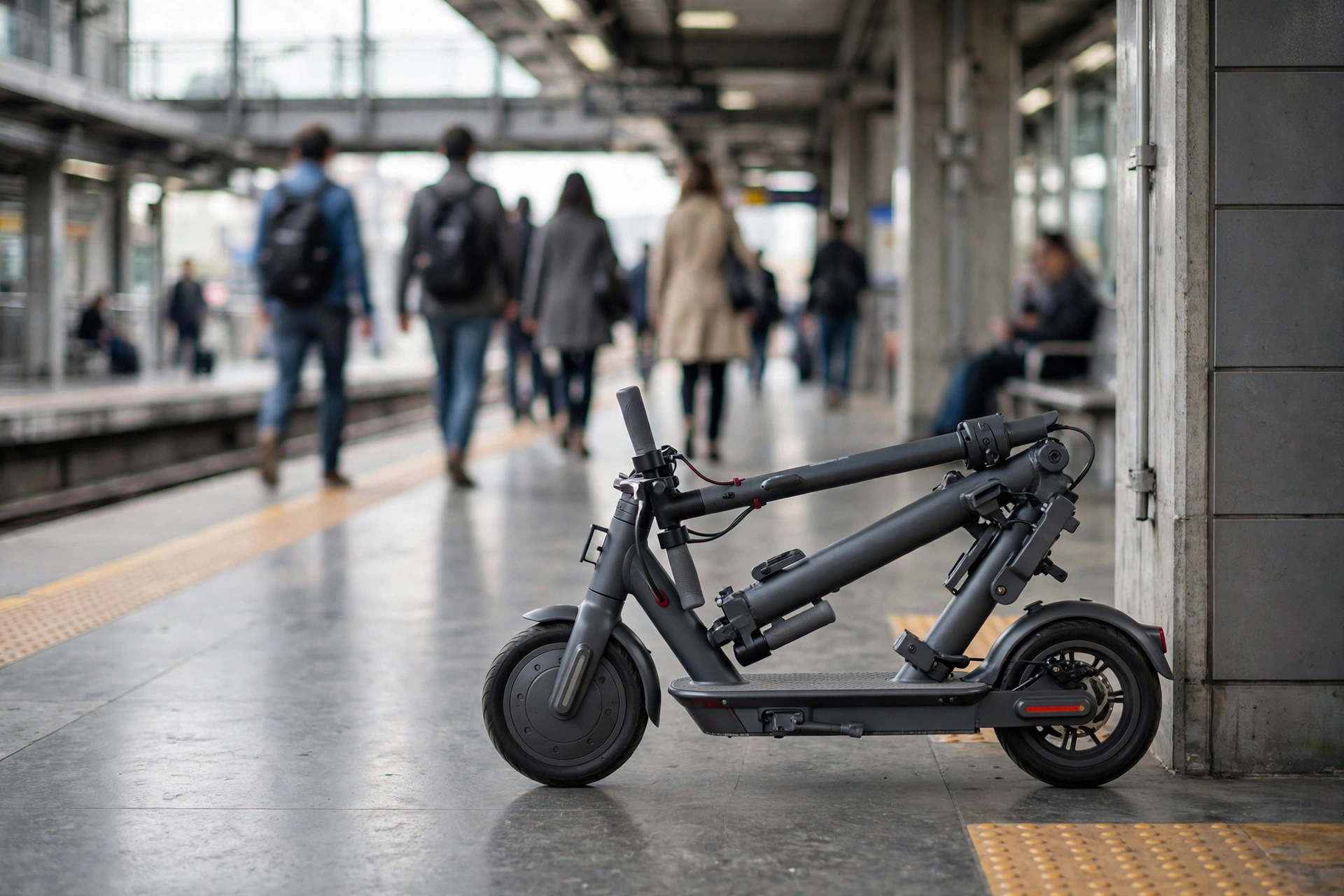 SoFlow SO2 Air Gen 3 aparcado en una estación de metro